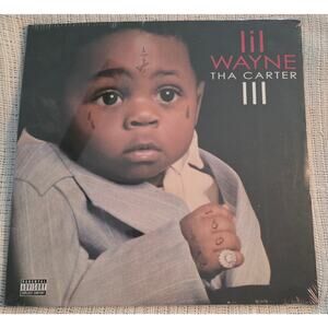 Lil Wayne Tha Carter III 2LP Vinyl B0011671-01 RARE 8-Track Variant Sealed